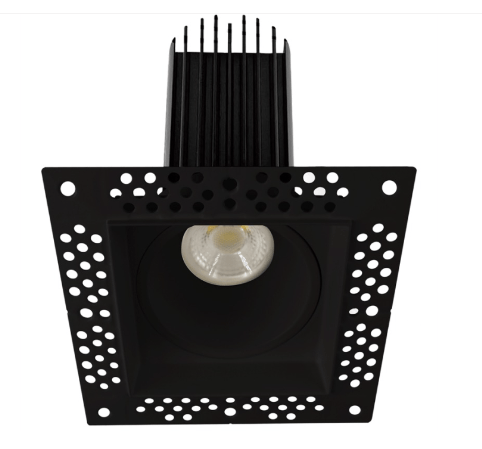 LOTUS - LED - 2 - S15W - L5CCTBK - T - SQLotus LED - 2 - S15W - T - SQ 2" 15W LED Trimless Square Recessed Downlight Selectable