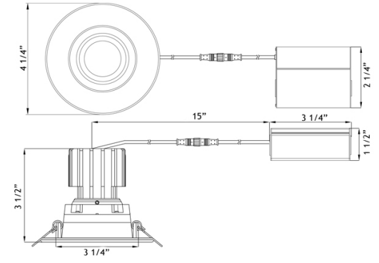LOTUS - LRG3 - 5CCT - HO - ORBLotus LRG3 - HO 3" 11W LED Recessed Gimbal Selectable CCT/DTW