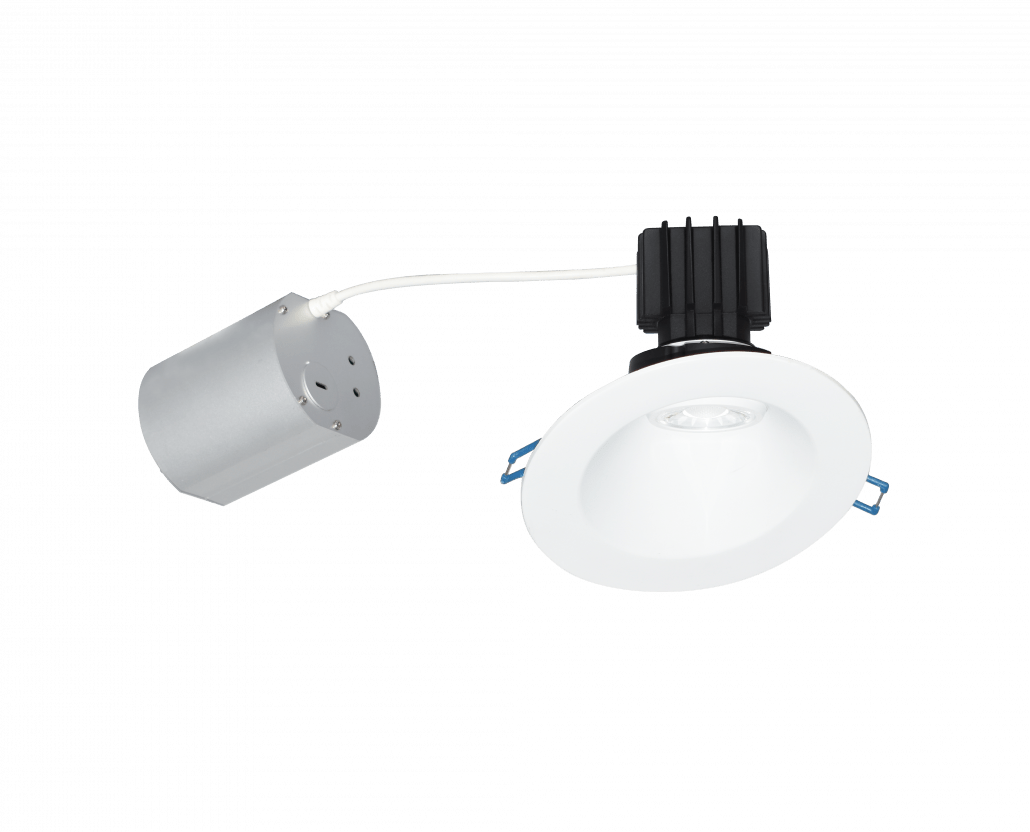 LOTUS - LRG3 - 3018K - HO - 4RSL - WHLotus LRG3 - HO - 4RSL 4" 11W 30° Sloped LED Recessed Gimbal Selectable CCT/DTW