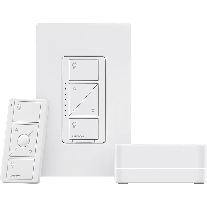 LUTRON-P-BDG-PKG1WSLutron P-BDG-PKG1WS Caseta Smart Switch Starter Kit with Smart Hub