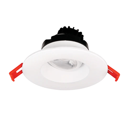 LUXRITE-LR23268Luxrite LR23268 3" 8W LED Regress Spotlight Gimbal Round Selectable CCT