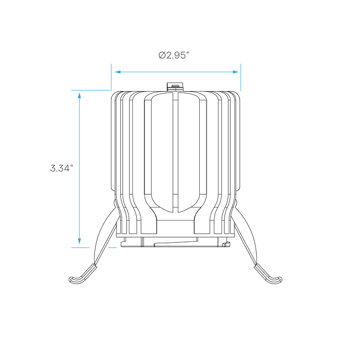 LUXRITE - LR25105Luxrite LR2510X 3" 15W Regressed Spotlight Selectable CCT