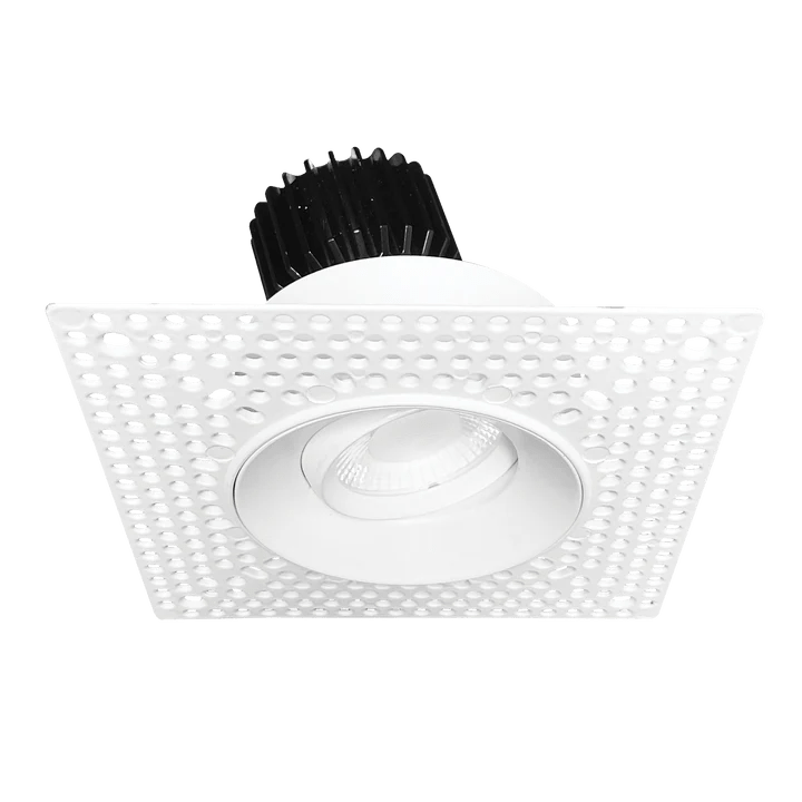 LUXRITE - LR25433Luxrite LR25433 3" 12W LED Trimless Floating Gimbal Spotlight Selectable CCT