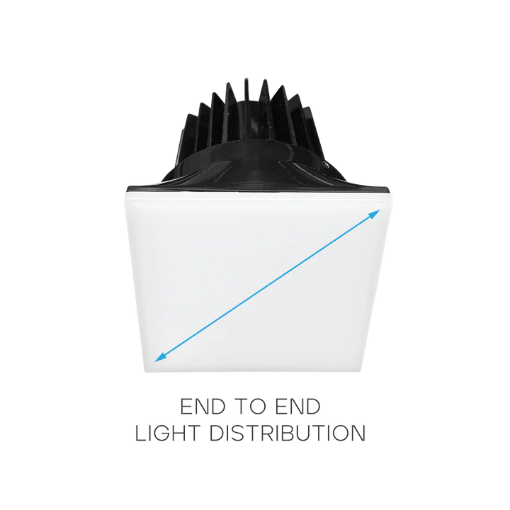 Luxrite - LR25437Luxrite LR25437 3" 15W Trimless Regressed Spotlight Selectable CCT