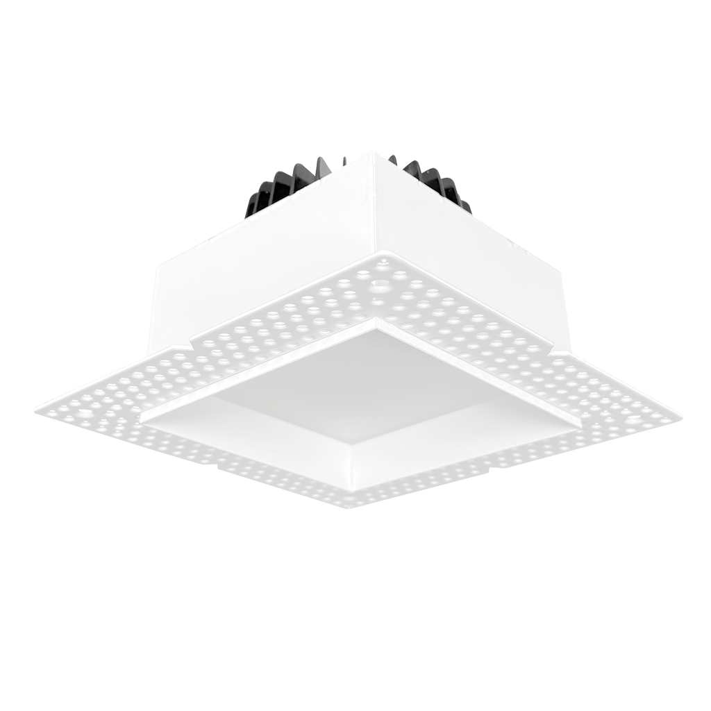 LUXRITE - LR25439Luxrite LR25439 4" 25W Square Trimless Regressed Spotlight Selectable CCT