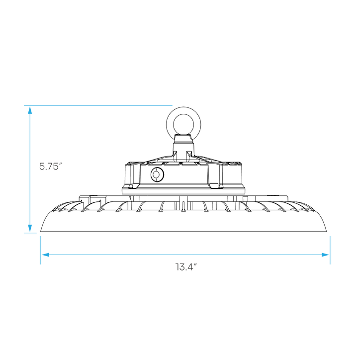 LUXRITE-LR41526LUXRITE LR41526 240W UFO Highbay Selectable CCT + Wattage