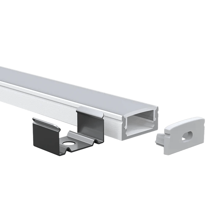 LUXRITE - LR43202 - 4Luxrite LR43200 Shallow Surface Mount LED Tape Channels .48"