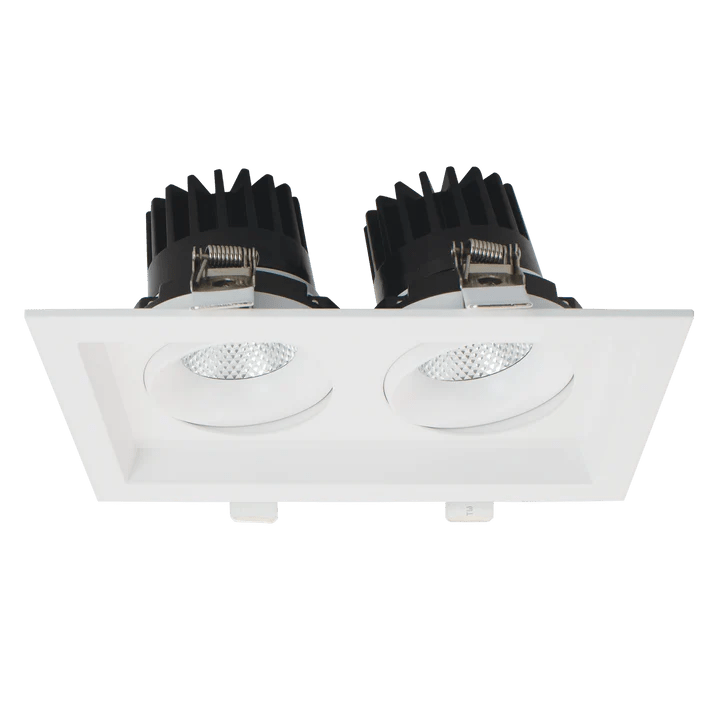 LUXRITE - LR32192Luxrite Omni LR32192 4" 30W LED Recessed 2 Head Gimbal Selectable CCT