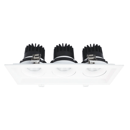 LUXRITE - LR32194Luxrite Omni LR32194 4" 45W LED Recessed 3 Head Gimbal Selectable CCT