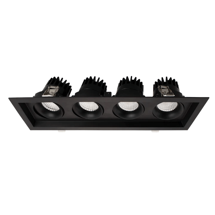 LUXRITE - LR32197Luxrite Omni LR32197 4" 60W LED Recessed 4 Head Gimbal Selectable CCT