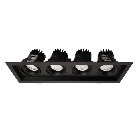 LUXRITE - LR32197Luxrite Omni LR32197 4" 60W LED Recessed 4 Head Gimbal Selectable CCT