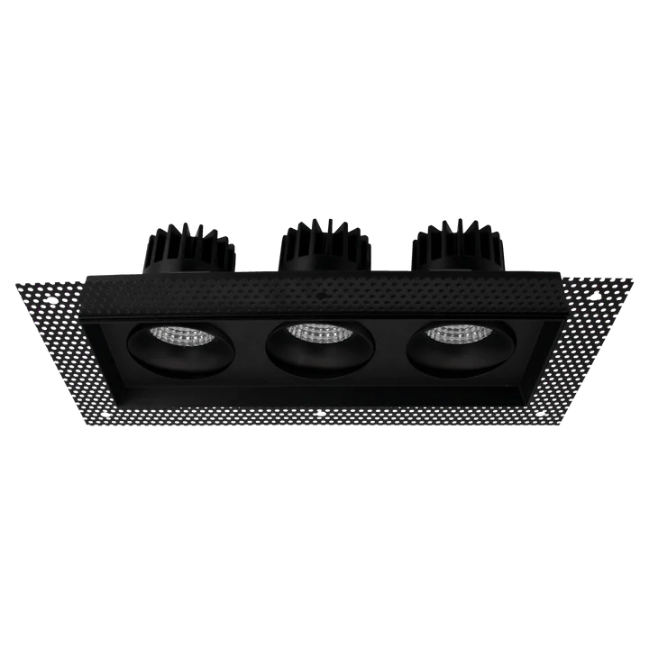LUXRITE - LR32205Luxrite Omni LR32205 4" 45W LED Trimless 3 Head Gimbal Selectable CCT