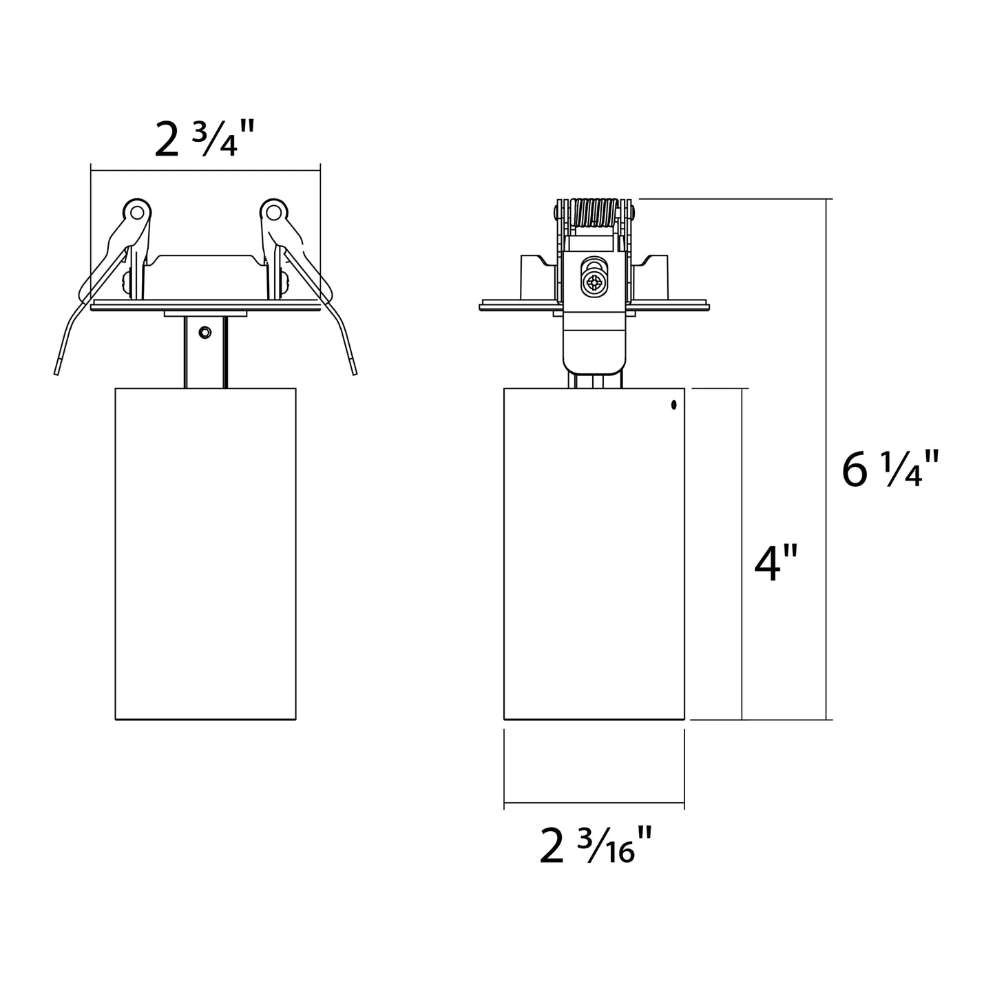 RAB-COL6RMBRAB COL6RM 2" 6W Decorative Recessed Mount Selectable CCT
