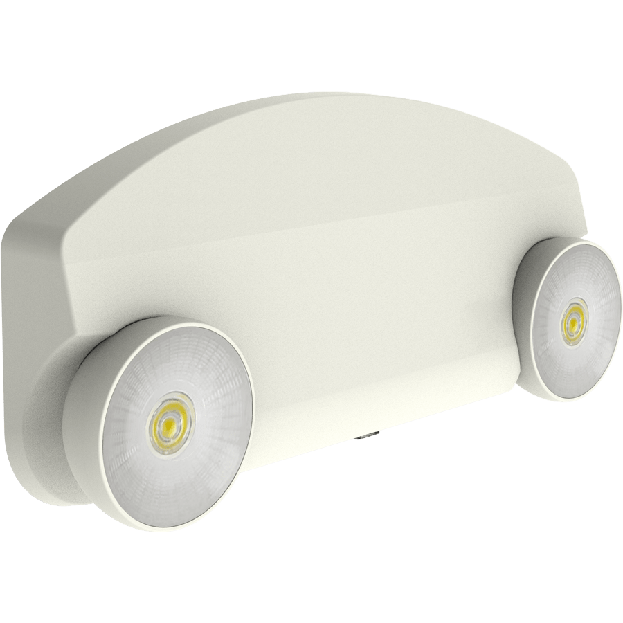 RAB-EM34-BRAB EM34 LED Low Profile Emergency Light with Round Heads and Battery Backup