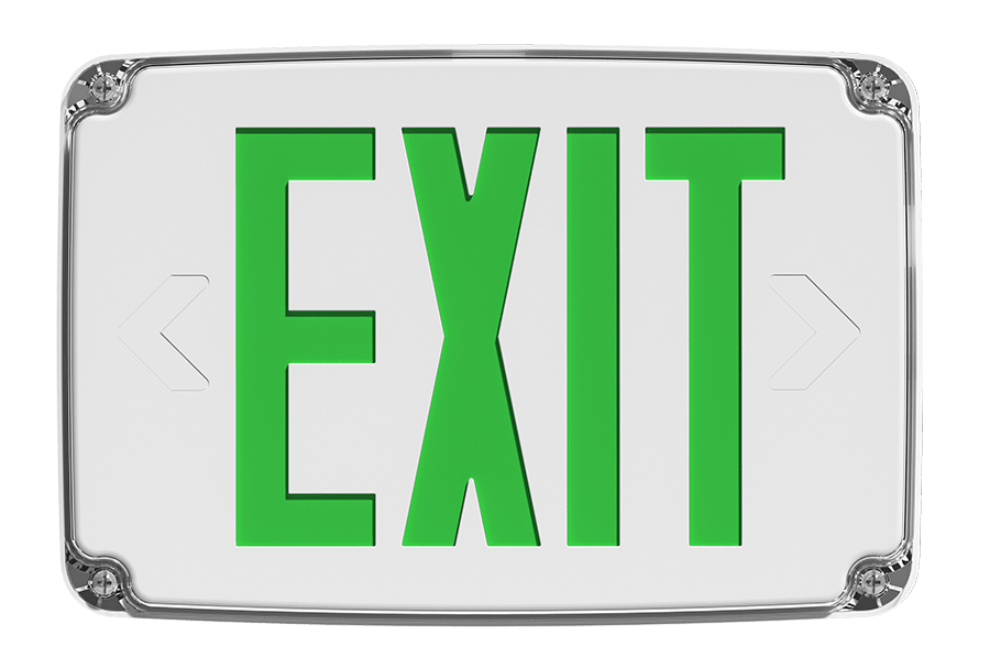 RAB-EXITOUT-GRAB EXITOUT LED Wet Location Exit Sign with Battery Backup