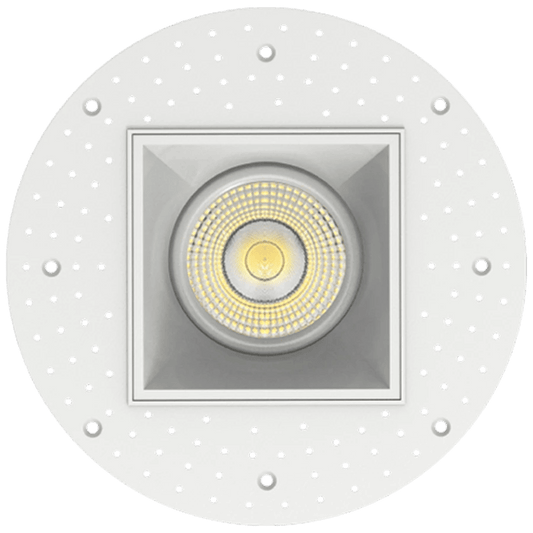 RAB - GR3STLRAB GR3STL 9W LED 3" Square Trimless Gimbaled Downlight Selectable CCT