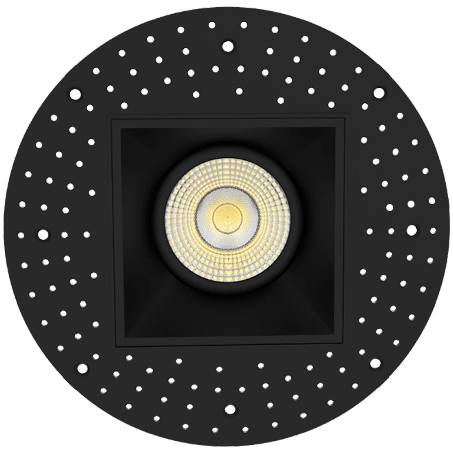 RAB - GR4STLRAB GR4STL 15W LED 4" Square Trimless Gimbaled Downlight Selectable CCT