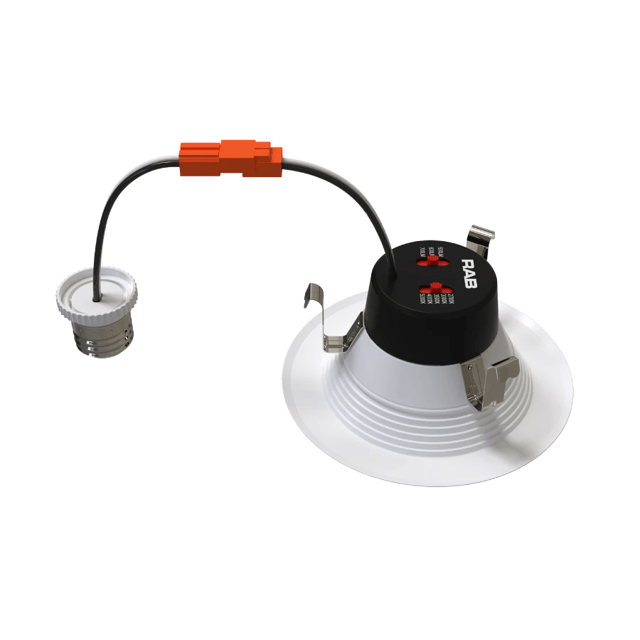 RAB - R34X - 4RAB R34X - 4 4" 7W LED Round Retrofit Selectable CCT+Wattage