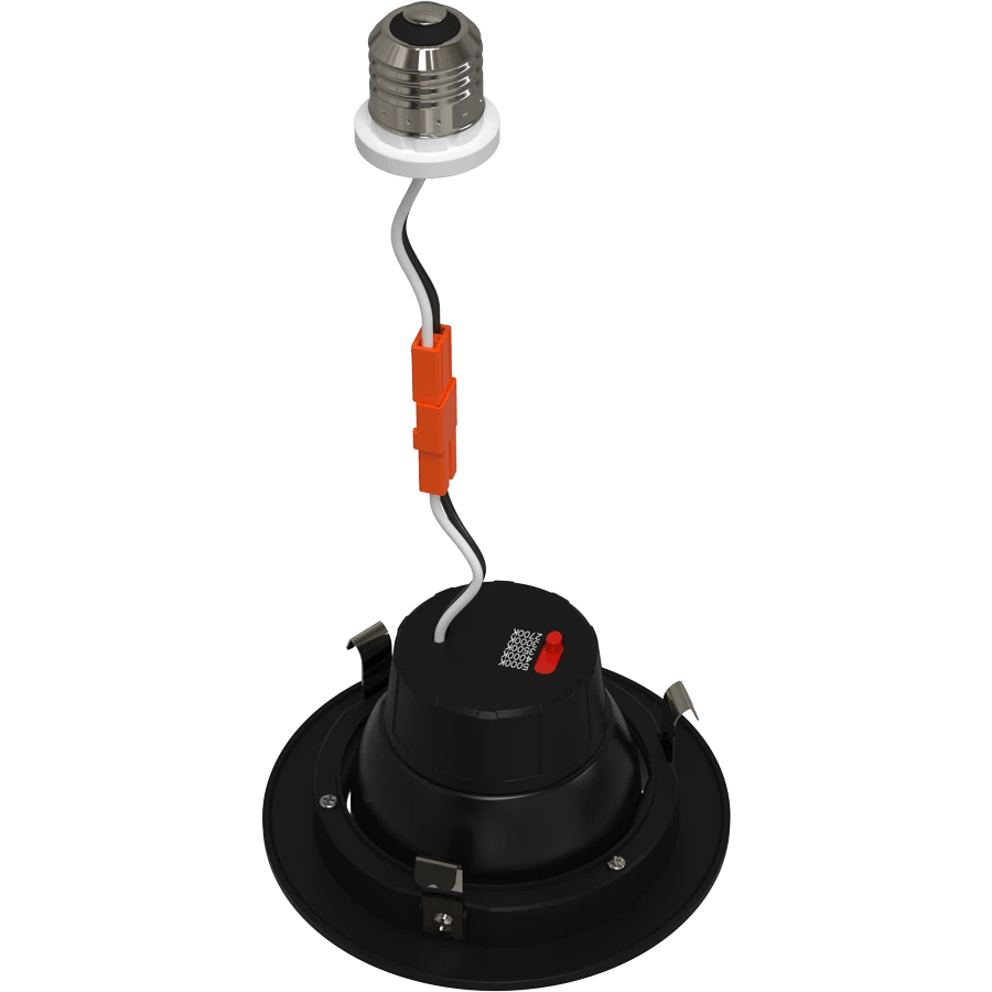 RAB-RA4R89FA120BSRAB RA4R89 8W LED 4" Round Retrofit Downlight Adjustable Gimbal Selectable CCT