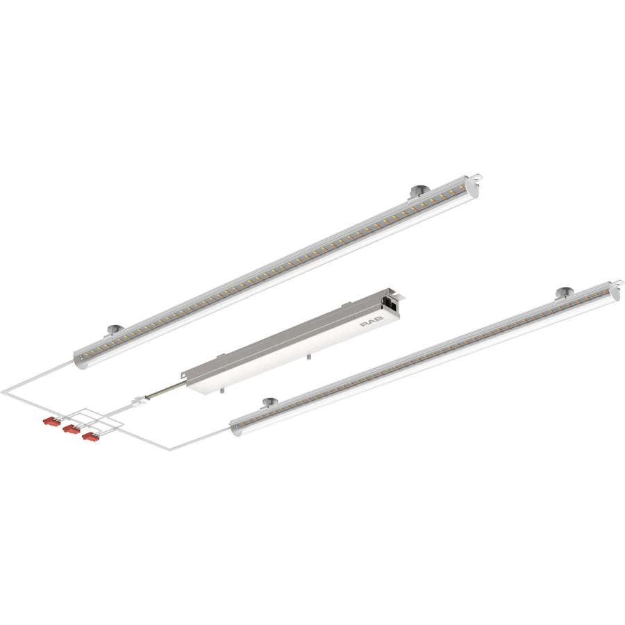RAB - RLB2 - 2CRAB RLB2 - 2 40W 2FT Retrofit Light Bar Selectable CCT/Wattage