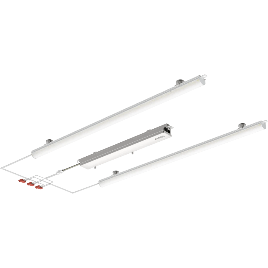 RAB - RLB2 - 2FRAB RLB2 - 2 40W 2FT Retrofit Light Bar Selectable CCT/Wattage