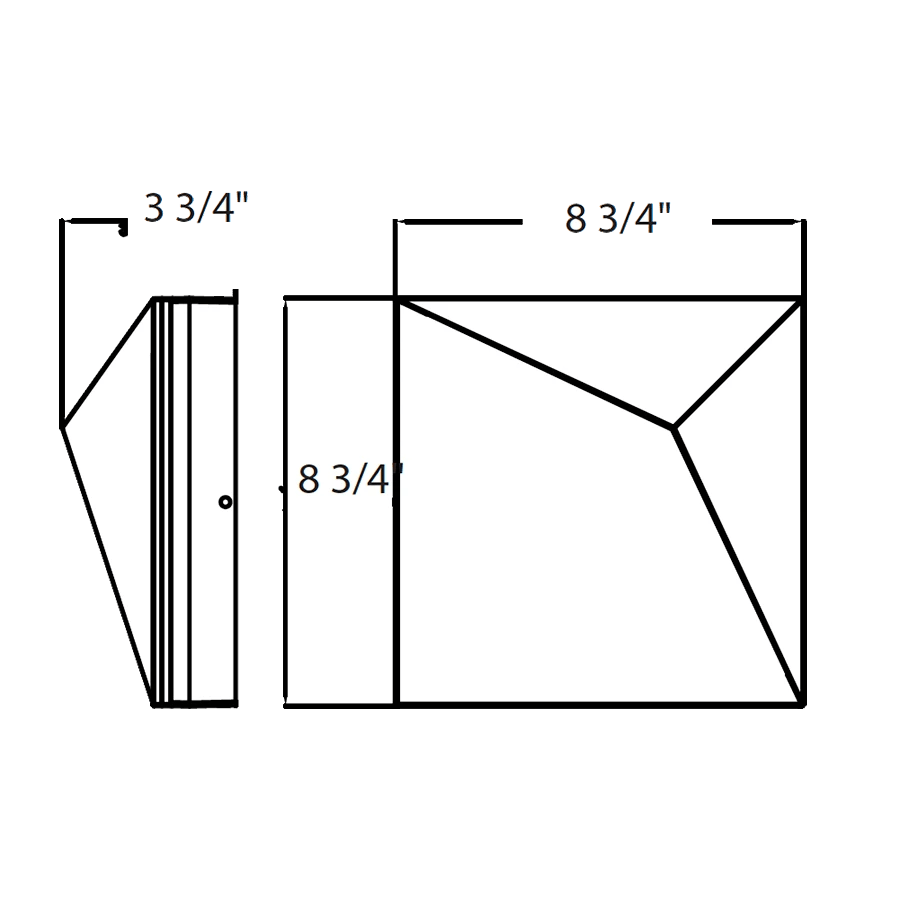 RAB - SA - TWPRAB SAGE SA - TWP Tile 8W Wall Sconce 30K
