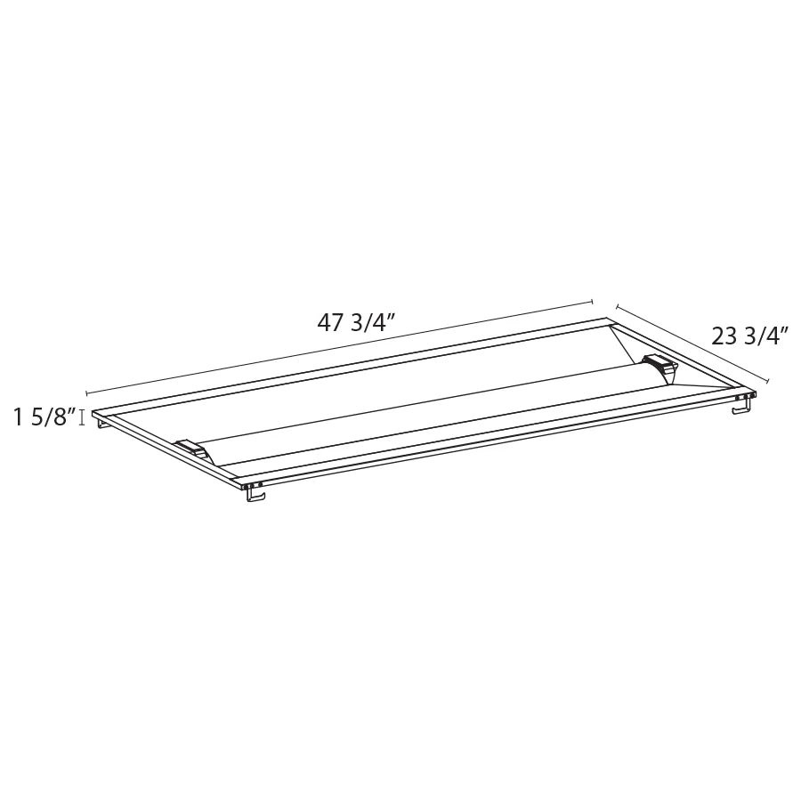 RAB - SWISH34 - 2X4/ERAB SWISH34 - 2X4/E 40W LED Troffer 2FT X 4FT Selectable CCT/Wattage Emergency Backup