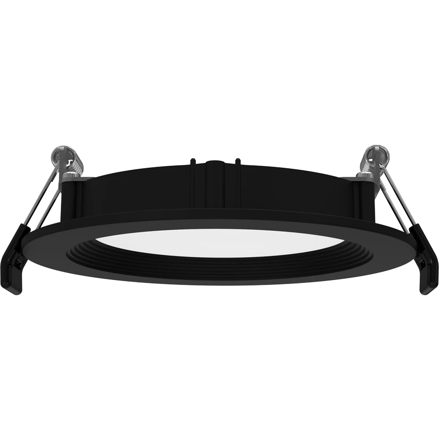 RAB - WFRL4R99FA120BBRAB WFRL4R9 9W LED 4" Round Black Edge - Lit Wafer Selectable CCT