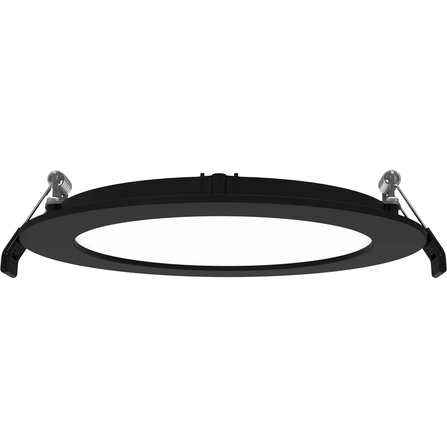 RAB - WFRL6R139FA120BSRAB WFRL6R 13W LED 6" Round Black Edge - Lit Wafer Selectable CCT