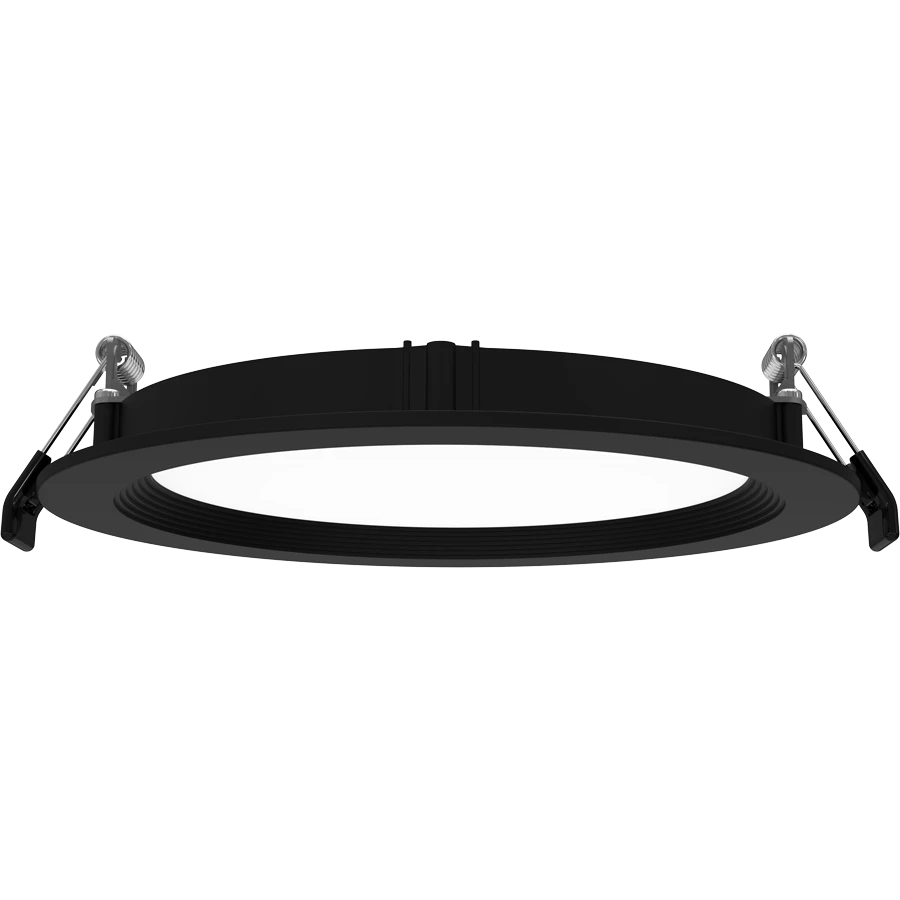 RAB - WFRL6R139FA120BBRAB WFRL6R 13W LED 6" Round Black Edge - Lit Wafer Selectable CCT