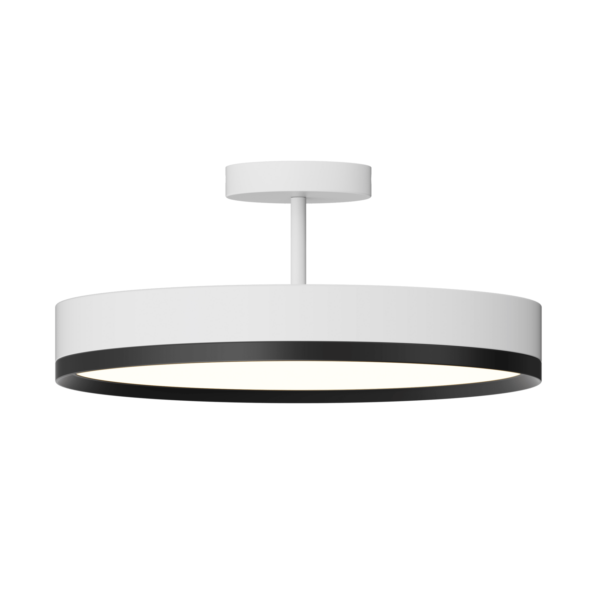 LBU - INV - 9 - CCT - 120 - WT - BK - F - STRayhil INOVA 9" 15W Stem Mount Selectable CCT