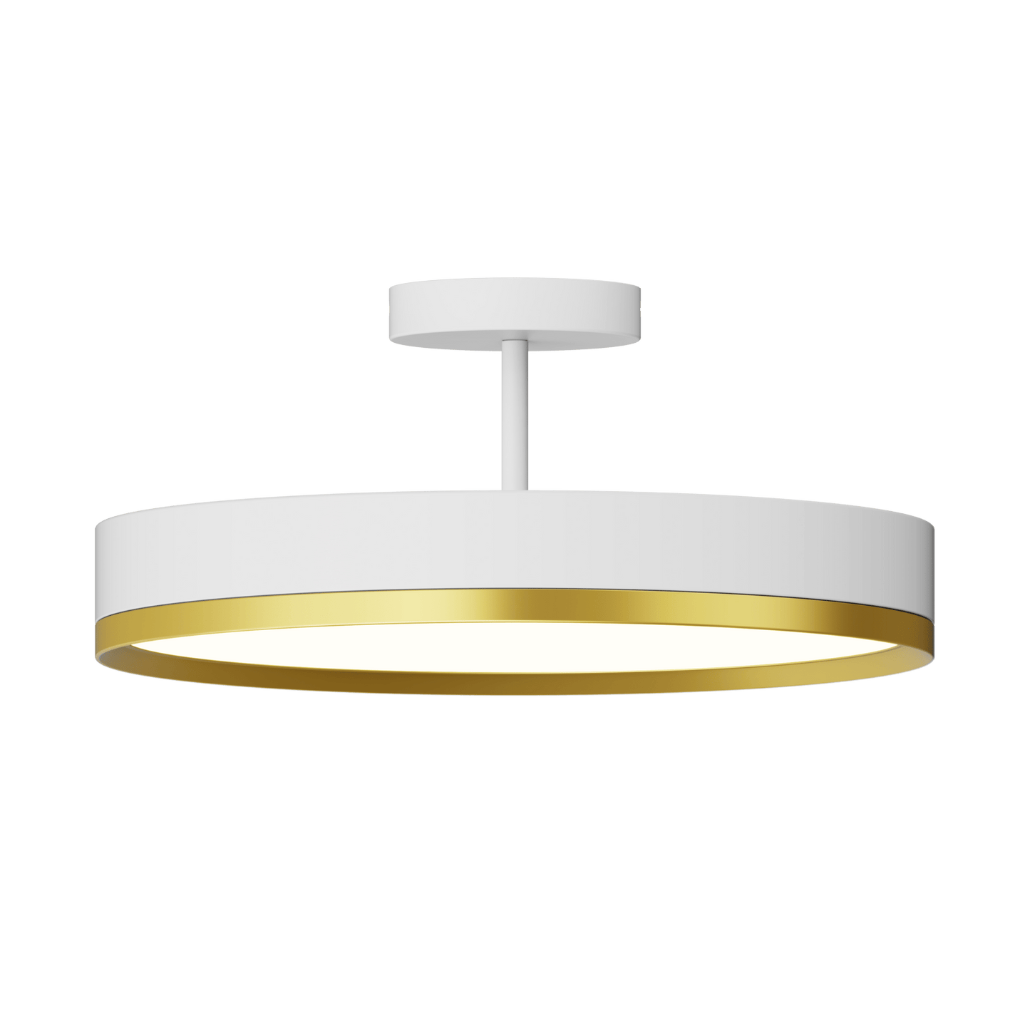 LBU - INV - 9 - CCT - 120 - WT - BR - F - STRayhil INOVA 9" 15W Stem Mount Selectable CCT