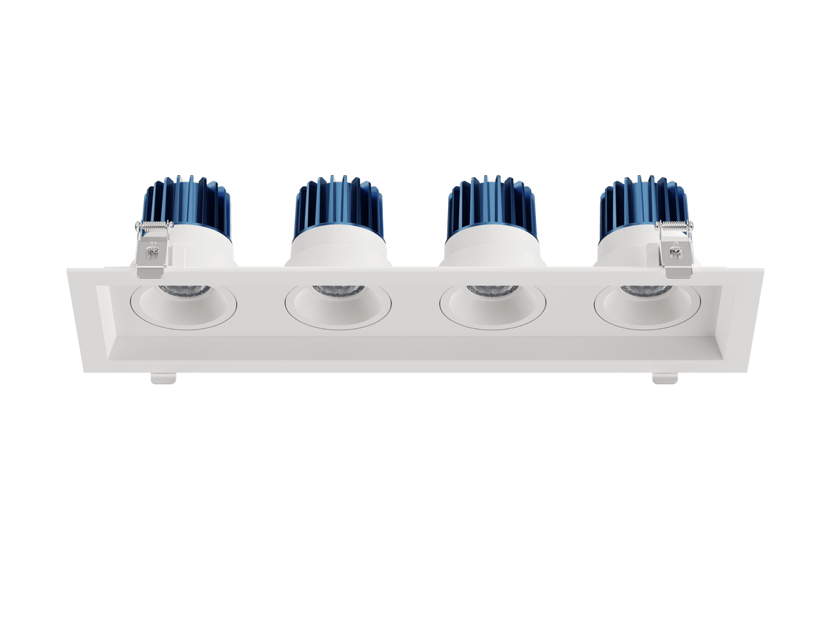 LBU-VOR25-4H-14-CCTRayhil VOR25-4H Vortex 2.5" 14W 4-Head Recessed LED Downlight Selectable CCT
