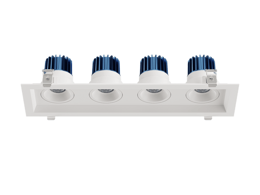 LBU-VOR25-4H-14-CCTRayhil VOR25-4H Vortex 2.5" 14W 4-Head Recessed LED Downlight Selectable CCT