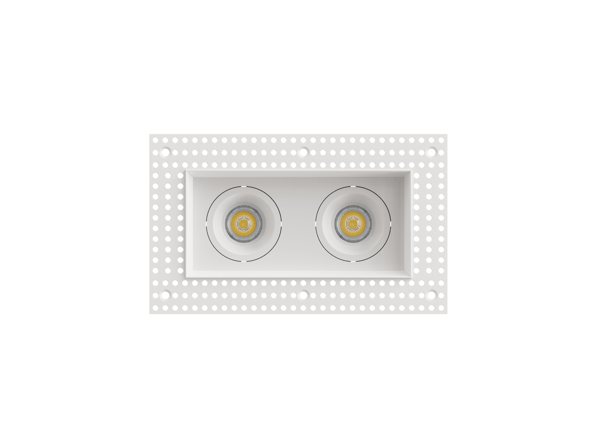 LBU-VOR25TMS-2H-14-CCTRayhil VOR25TMS-2H Vortex 2.5" 14W Trimless 2-Head Recessed LED Downlight Selectable CCT