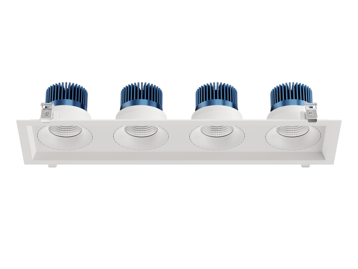 LBU-VOR35-4H-20-CCTRayhil VOR35-4H Vortex 3.5" 4-Head Recessed LED Downlight Selectable CCT