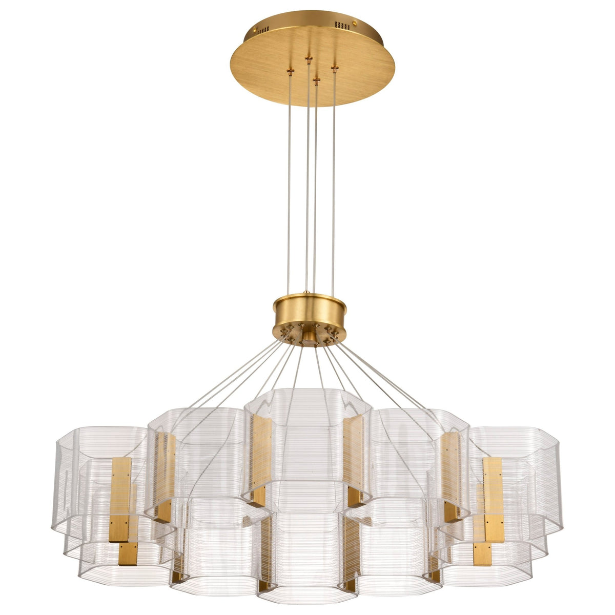 SATCO-62-2404Satco 62-2404 Kenzo 12 Light LED Chandelier