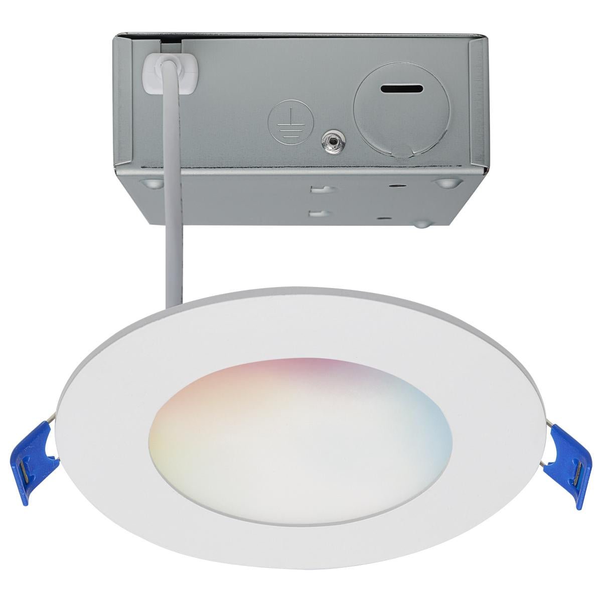 SATCO S11560 4" 9W LED Flat Wafer RGBW