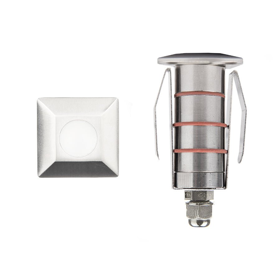 WAC - 1051 - 27SSWAC 1051 1″ 2W LED Inground Recessed Square 12V
