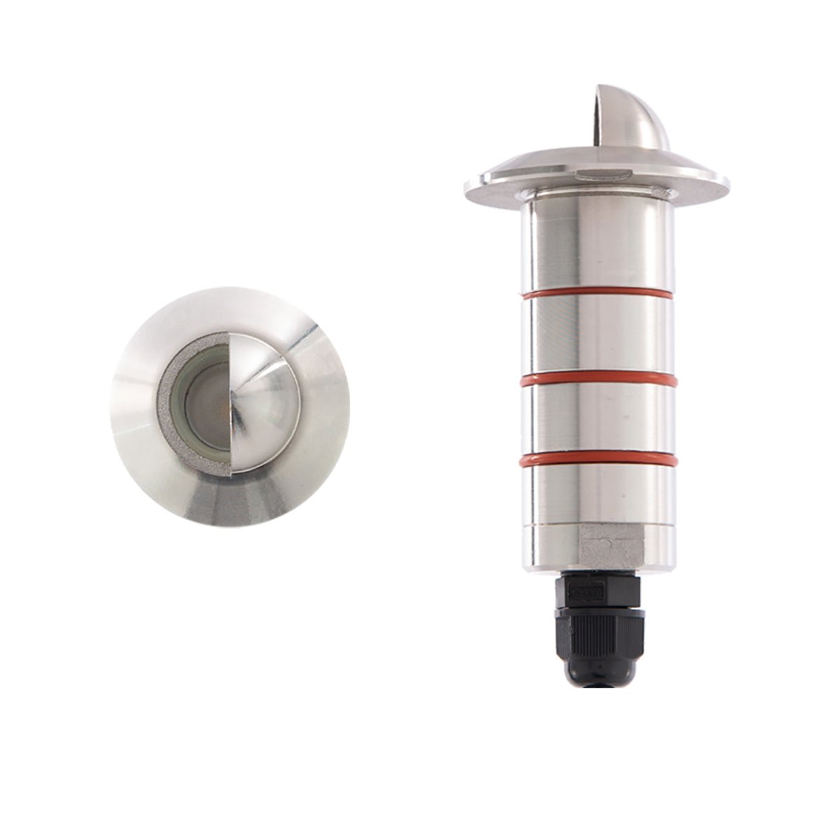 WAC - 1061 - 27SSWAC 1061 1″ 2W LED Inground Recessed Round Scoop 12V