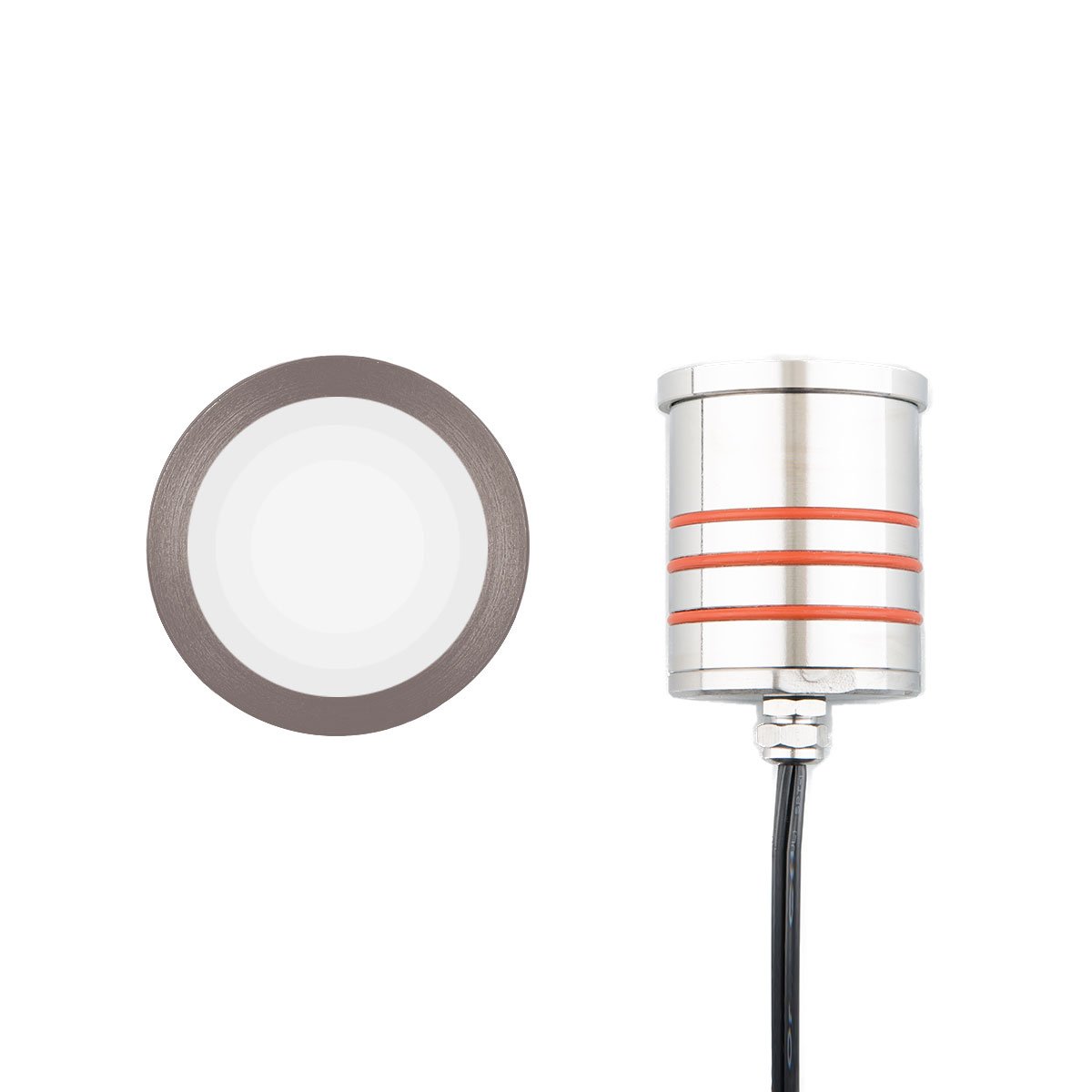 WAC-2011-27BSWAC 2011 2″ 4W LED 2″ Inground Recessed Round Slim