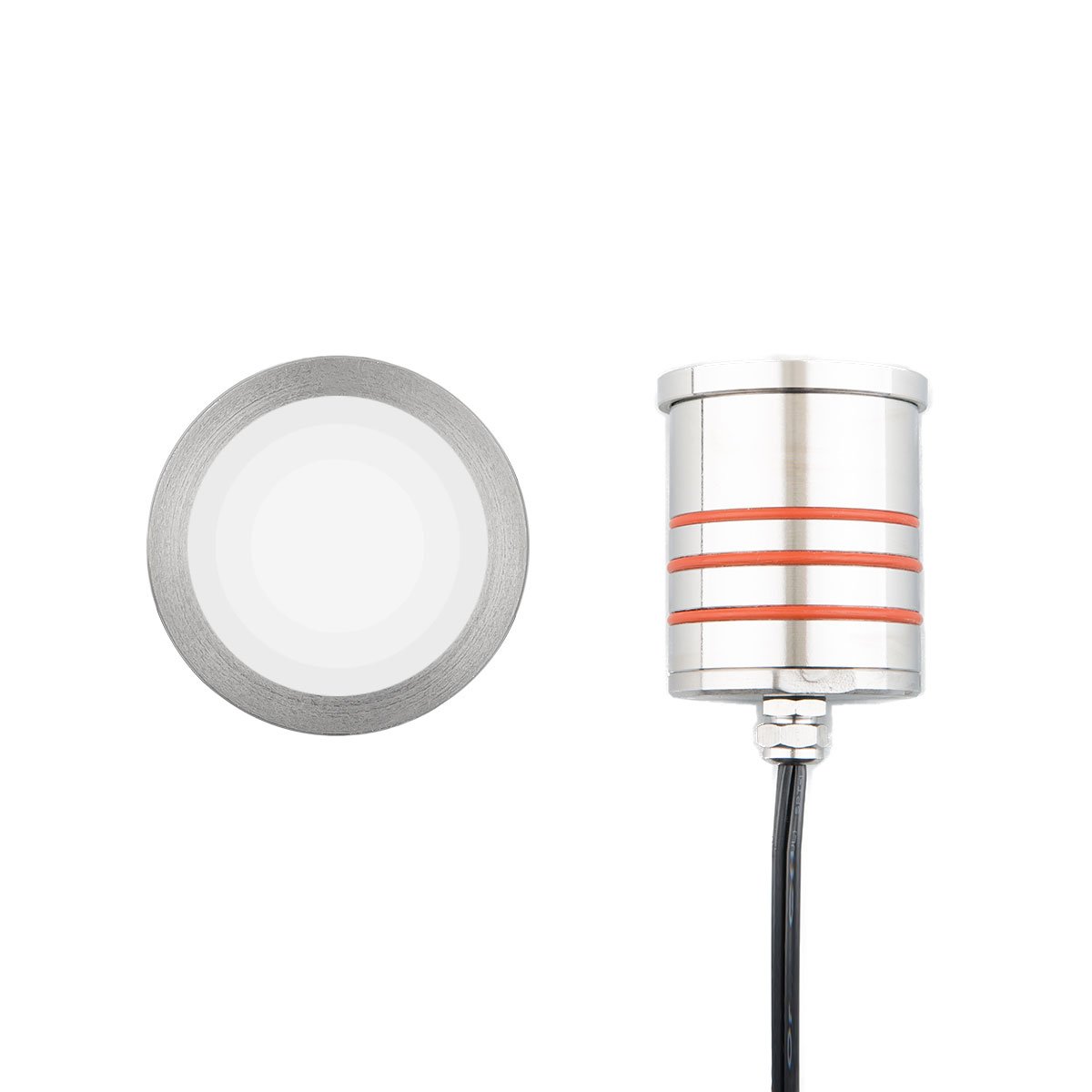 WAC-2011-27SSWAC 2011 2″ 4W LED 2″ Inground Recessed Round Slim