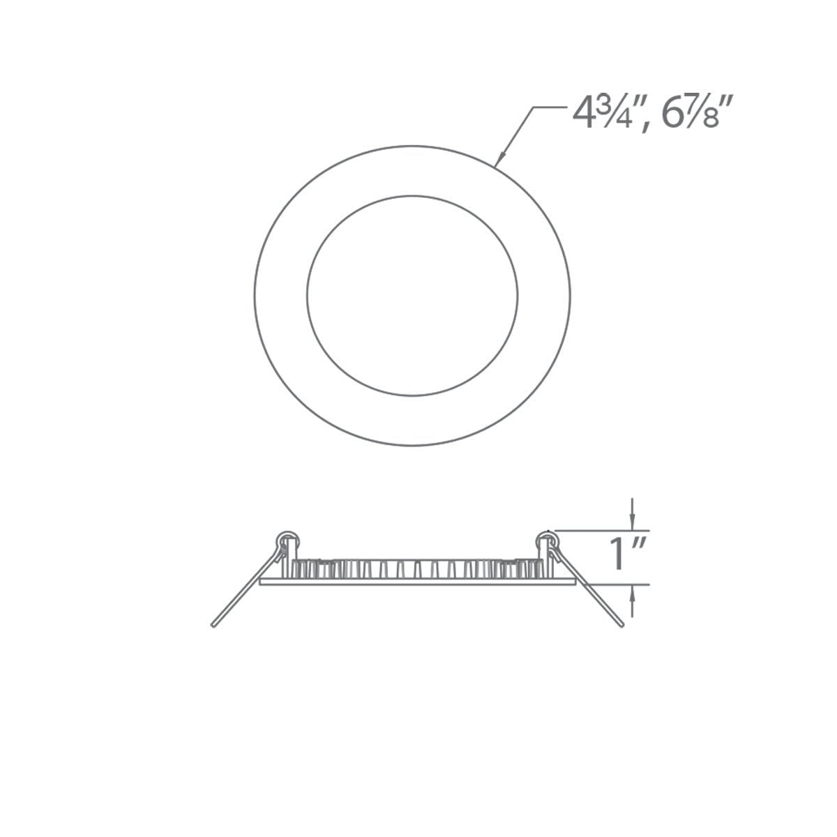 WAC-R4ERDR-W9CS-FWTWAC Lighting R4ERDR Lotos 4in Round Fire-Rated 5CCT Downlight