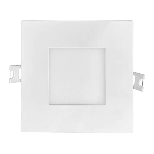 Luxrite LR23759 4" 10W LED Square Recessed Slim Wafer Selectable CCT