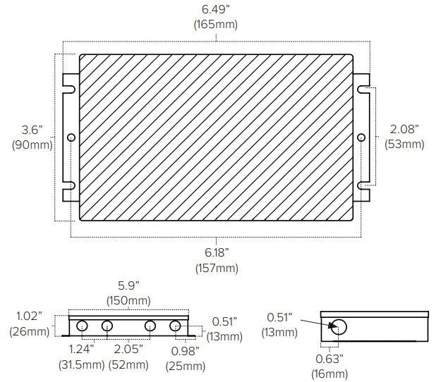 AML-ADPT-DRJ-30-12American Lighting ADPT-DRJ Adaptive 30W 12V/24V DC Driver