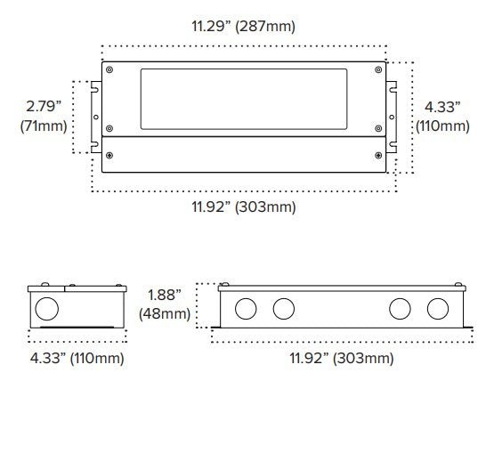 AML-ADPTPRO-DRJ-288-24American Lighting ADPTPRO-DRJ Adaptive Pro 288W 24V DC Driver