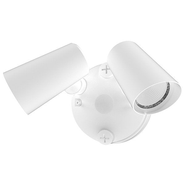 AML-FL2S-3CCT-WHAmerican Lighting FORA 20W LED Dual Head Security Light Selectable CCT