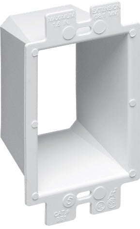 ARL-BE1Arlington BE1 Single Gang Box Extender