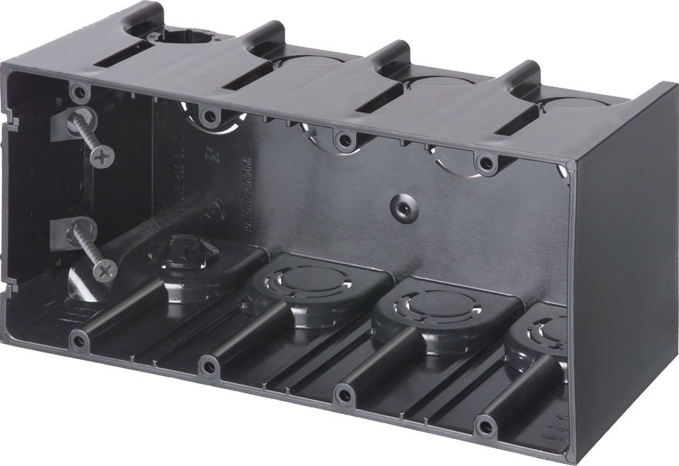 ARL-F104Arlington F104 Four Gang Vertical Outlet Box