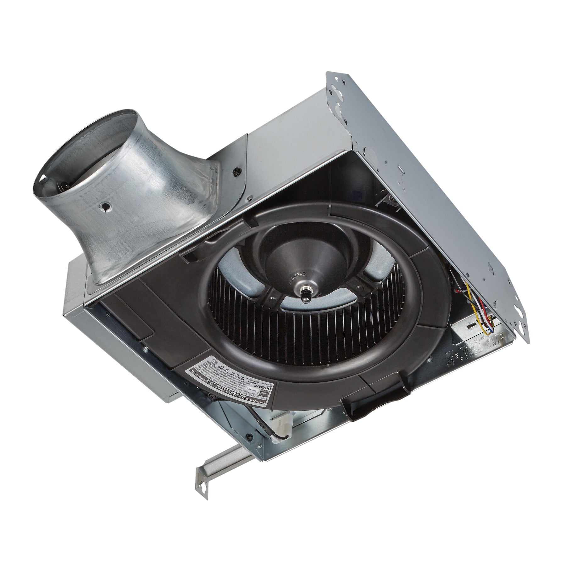 BRO-LP50100DCBroan LP50100DC Low Profile Selectable 50/80/100 CFM Bathroom Exhaust Vent Fan